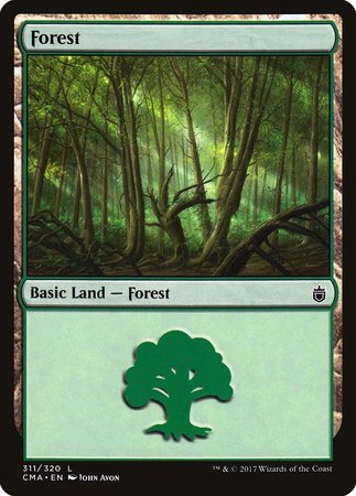 Forest (311) [Commander Anthology] | Cards and Coasters CA