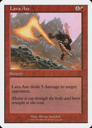 Lava Axe [Starter 2000] | Cards and Coasters CA