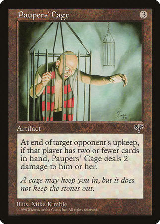 Paupers' Cage [Mirage] | Cards and Coasters CA