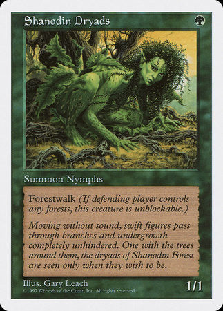 Shanodin Dryads [Fifth Edition] | Cards and Coasters CA