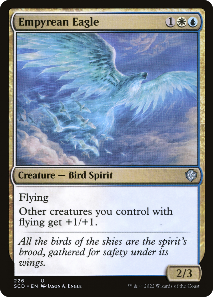 Empyrean Eagle [Starter Commander Decks] | Cards and Coasters CA