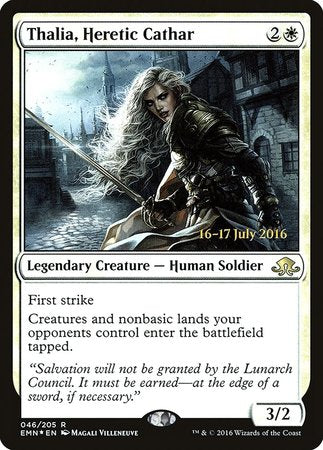 Thalia, Heretic Cathar [Eldritch Moon Promos] | Cards and Coasters CA
