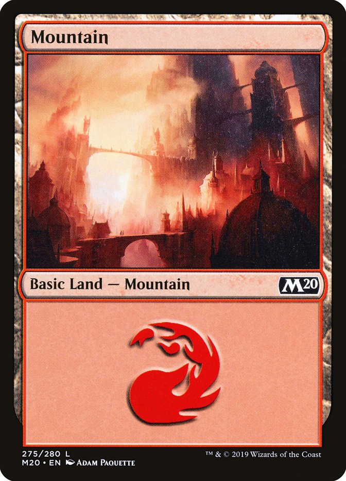 Mountain (#275) [Core Set 2020] | Cards and Coasters CA