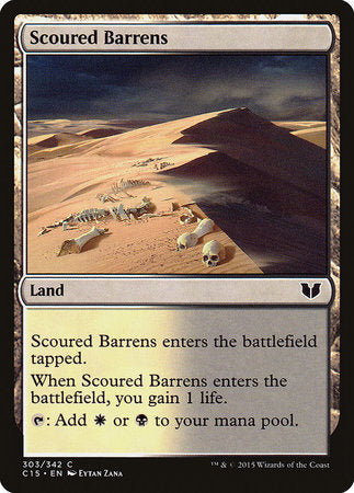 Scoured Barrens [Commander 2015] | Cards and Coasters CA