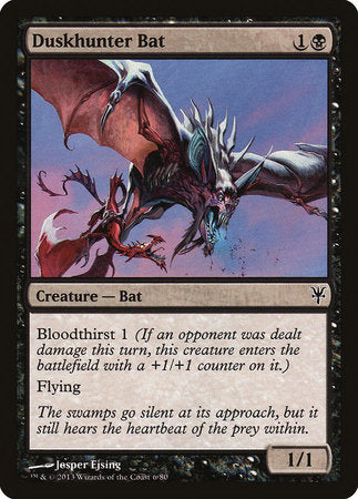 Duskhunter Bat [Duel Decks: Sorin vs. Tibalt] | Cards and Coasters CA