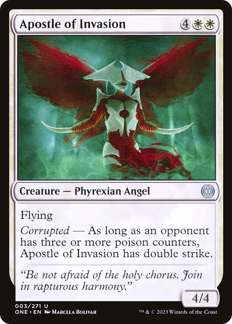 Apostle of Invasion [Phyrexia: All Will Be One] | Cards and Coasters CA