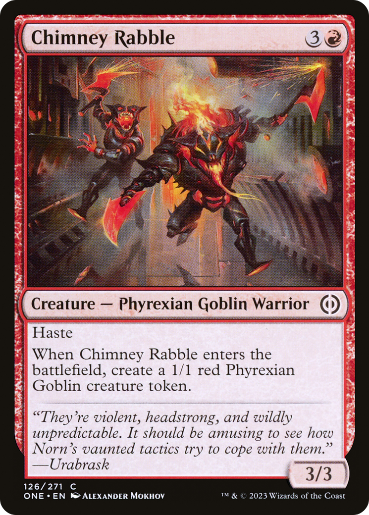 Chimney Rabble [Phyrexia: All Will Be One] | Cards and Coasters CA