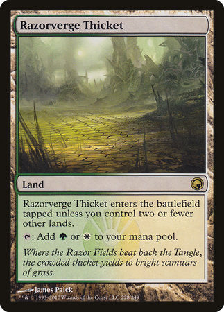 Razorverge Thicket [Scars of Mirrodin] | Cards and Coasters CA