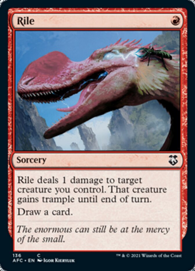 Rile [Dungeons & Dragons: Adventures in the Forgotten Realms Commander] | Cards and Coasters CA