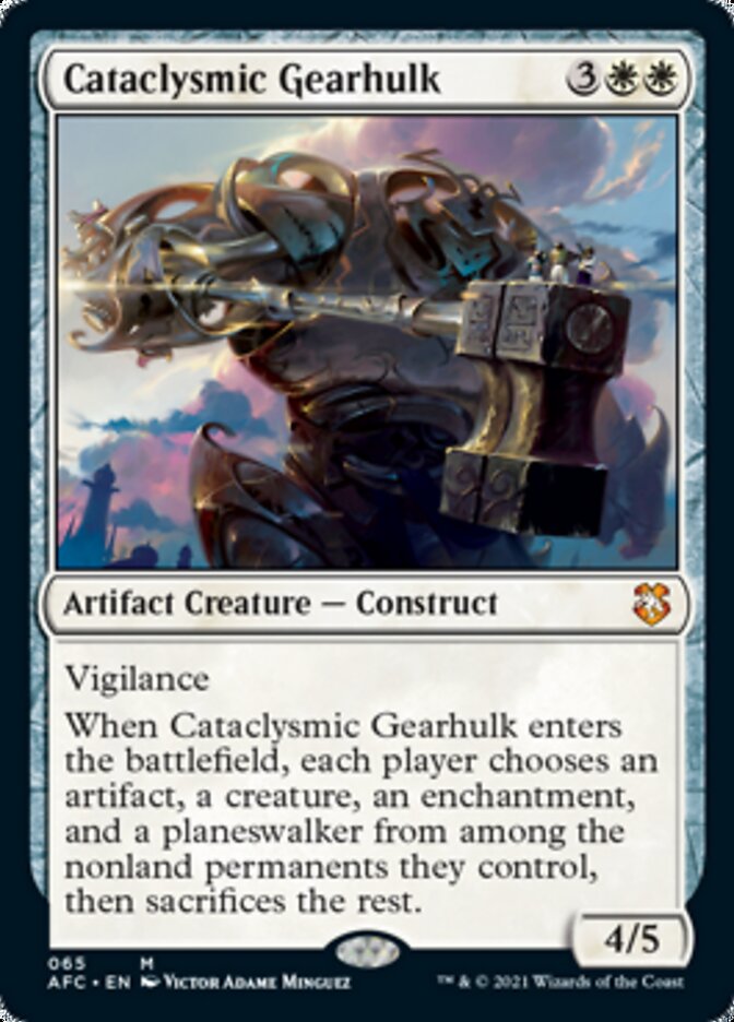 Cataclysmic Gearhulk [Dungeons & Dragons: Adventures in the Forgotten Realms Commander] | Cards and Coasters CA