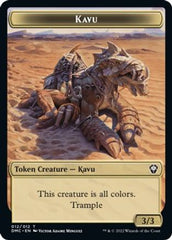 Kavu // Angel Double-sided Token [Dominaria United Commander Tokens] | Cards and Coasters CA