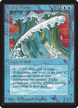 Wall of Water [Limited Edition Beta] | Cards and Coasters CA