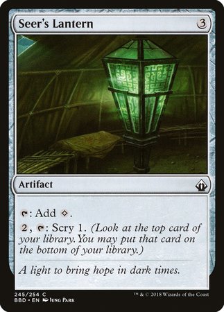 Seer's Lantern [Battlebond] | Cards and Coasters CA