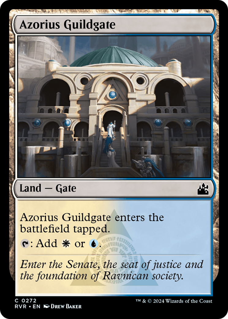 Azorius Guildgate [Ravnica Remastered] | Cards and Coasters CA