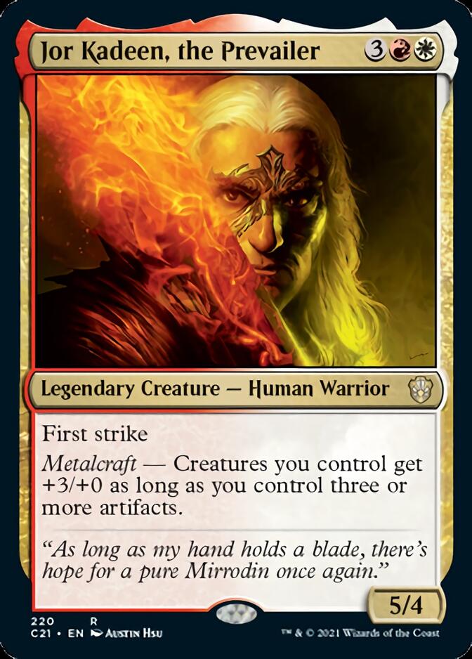 Jor Kadeen, the Prevailer [Commander 2021] | Cards and Coasters CA
