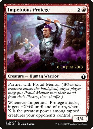 Impetuous Protege [Battlebond Promos] | Cards and Coasters CA