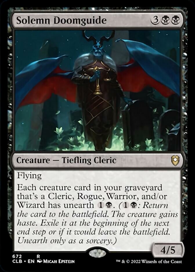 Solemn Doomguide [Commander Legends: Battle for Baldur's Gate] | Cards and Coasters CA