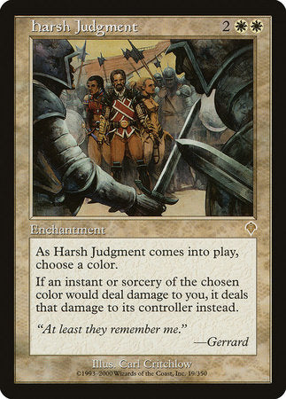 Harsh Judgment [Invasion] | Cards and Coasters CA