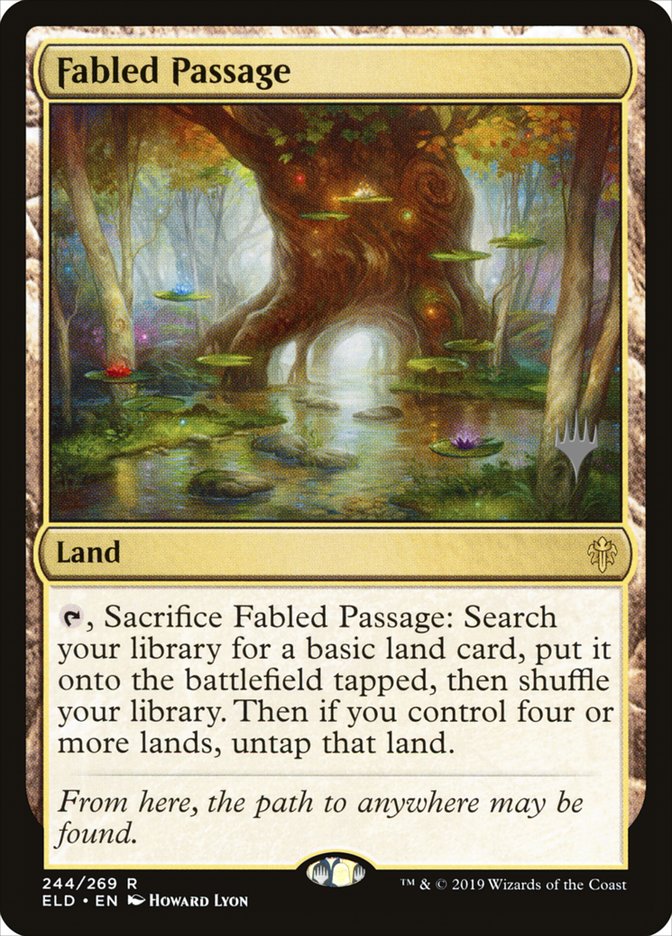 Fabled Passage (Promo Pack) [Throne of Eldraine Promos] | Cards and Coasters CA