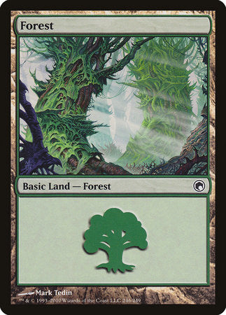 Forest (246) [Scars of Mirrodin] | Cards and Coasters CA