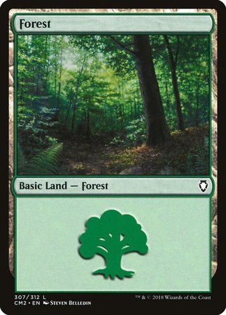 Forest (307) [Commander Anthology Volume II] | Cards and Coasters CA