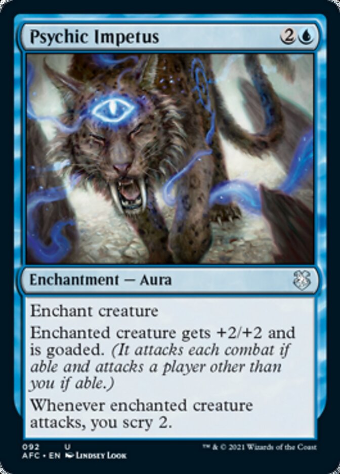 Psychic Impetus [Dungeons & Dragons: Adventures in the Forgotten Realms Commander] | Cards and Coasters CA