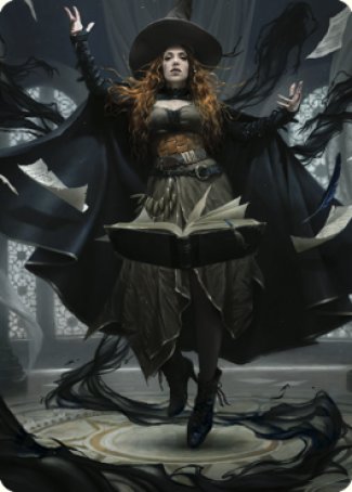 Tasha, the Witch Queen Art Card (41) [Commander Legends: Battle for Baldur's Gate Art Series] | Cards and Coasters CA