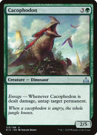 Cacophodon [Rivals of Ixalan] | Cards and Coasters CA
