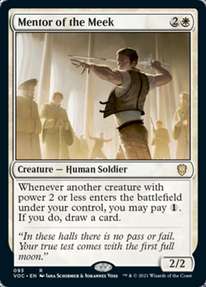 Mentor of the Meek [Innistrad: Crimson Vow Commander] | Cards and Coasters CA