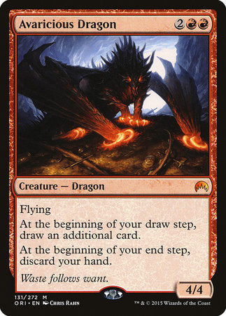 Avaricious Dragon [Magic Origins] | Cards and Coasters CA