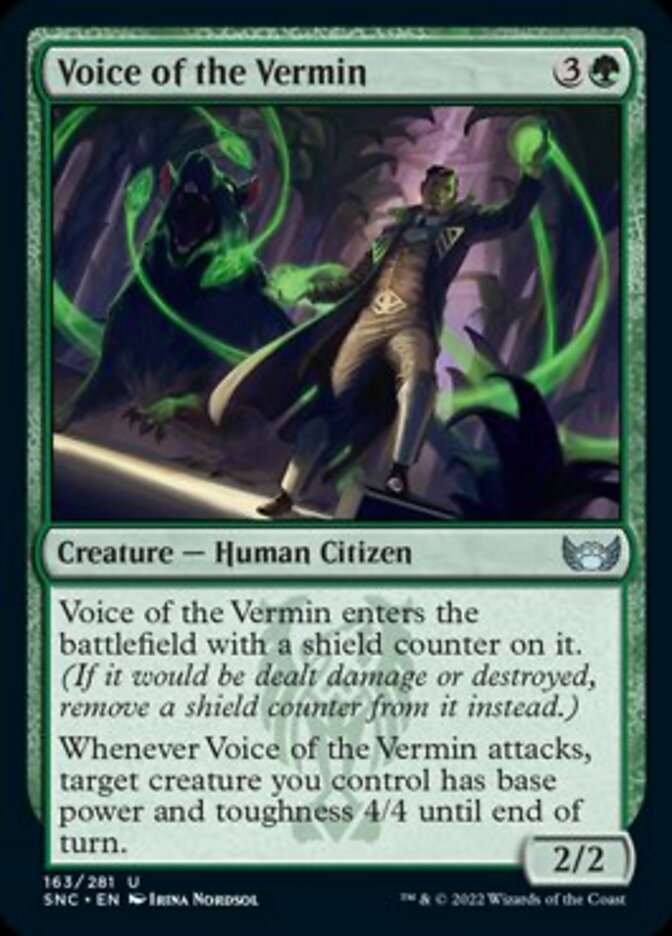 Voice of the Vermin [Streets of New Capenna] | Cards and Coasters CA