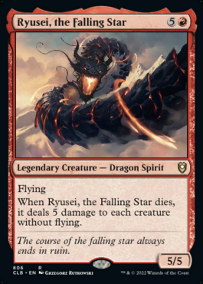 Ryusei, the Falling Star [Commander Legends: Battle for Baldur's Gate] | Cards and Coasters CA