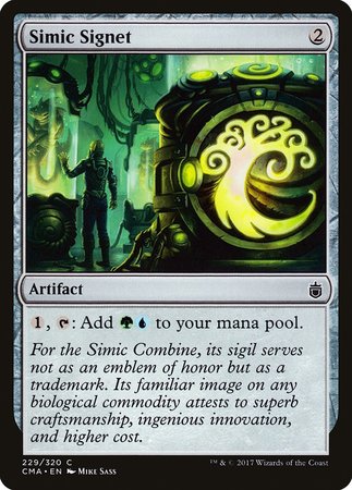 Simic Signet [Commander Anthology] | Cards and Coasters CA