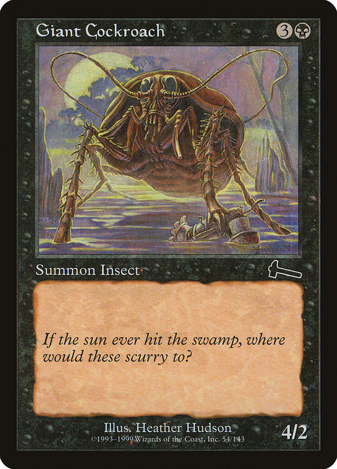 Giant Cockroach [Urza's Legacy] | Cards and Coasters CA