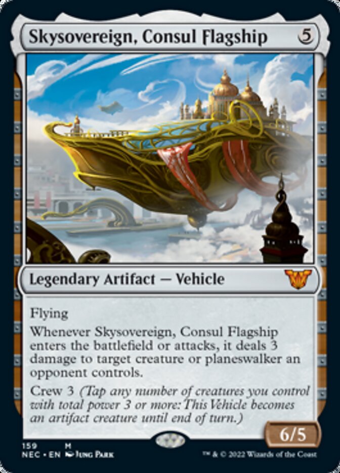 Skysovereign, Consul Flagship [Kamigawa: Neon Dynasty Commander] | Cards and Coasters CA