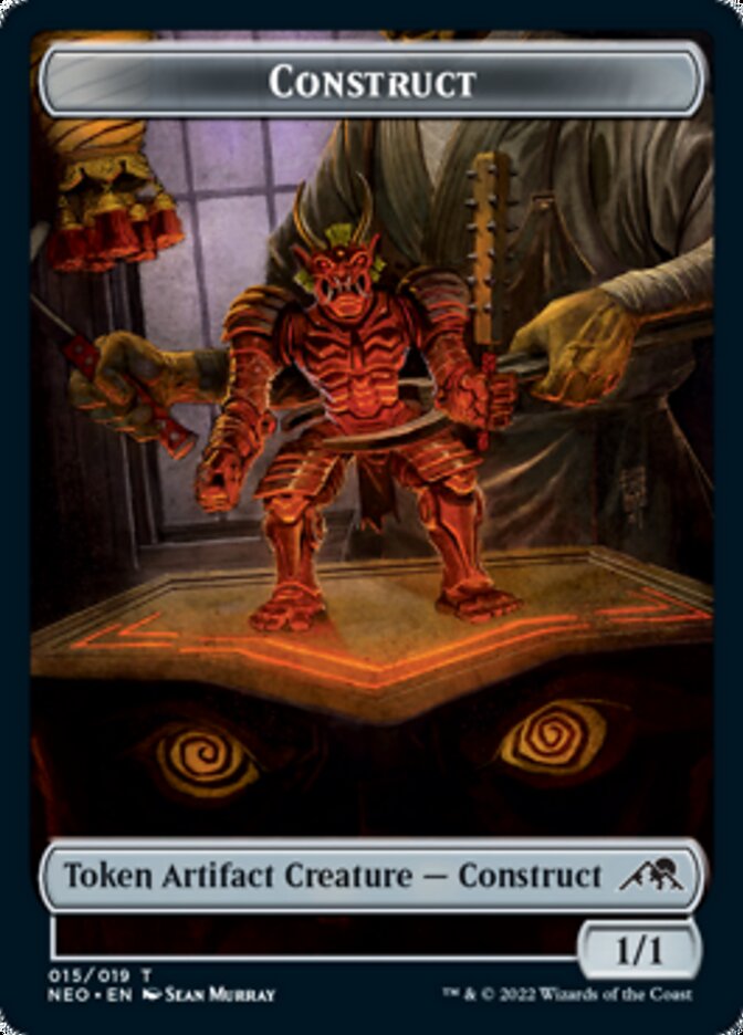 Construct (015) // Blood (017) Double-sided Token [Challenger Decks 2022 Tokens] | Cards and Coasters CA