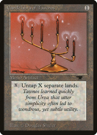 Candelabra of Tawnos [Antiquities] | Cards and Coasters CA