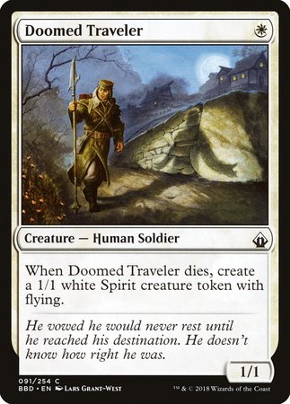 Doomed Traveler [Battlebond] | Cards and Coasters CA