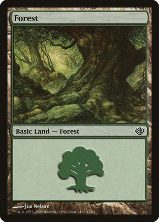 Forest (31) [Duel Decks: Garruk vs. Liliana] | Cards and Coasters CA