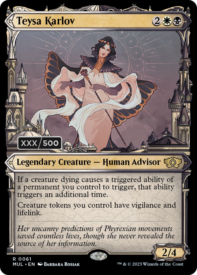 Teysa Karlov (Serialized) [Multiverse Legends] | Cards and Coasters CA