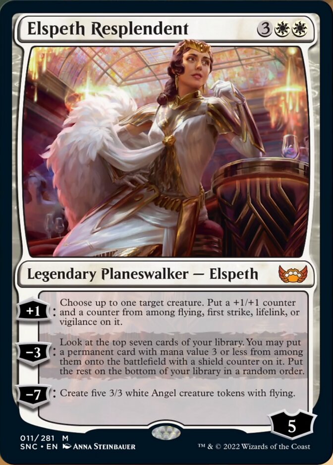 Elspeth Resplendent [Streets of New Capenna] | Cards and Coasters CA