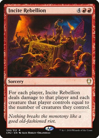 Incite Rebellion [Commander Anthology Volume II] | Cards and Coasters CA