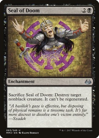 Seal of Doom [Modern Masters 2017] | Cards and Coasters CA