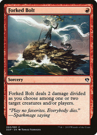 Forked Bolt [Duel Decks: Zendikar vs. Eldrazi] | Cards and Coasters CA