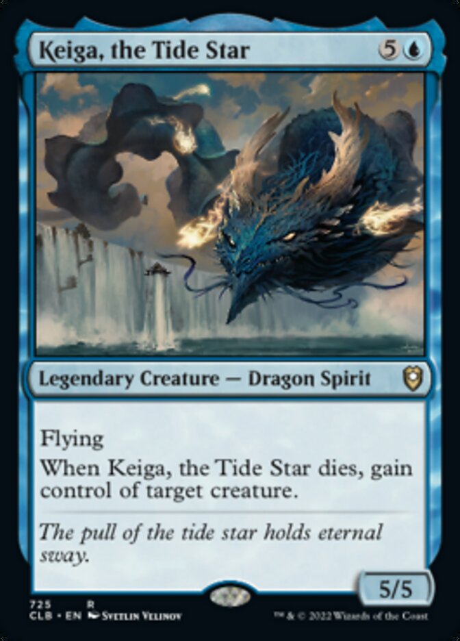 Keiga, the Tide Star [Commander Legends: Battle for Baldur's Gate] | Cards and Coasters CA