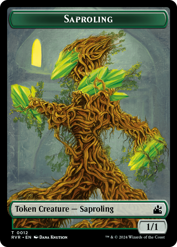 Saproling Token [Ravnica Remastered Tokens] | Cards and Coasters CA