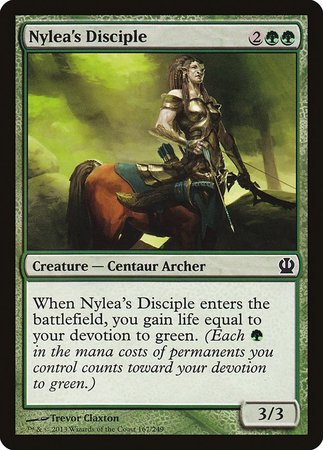 Nylea's Disciple [Theros] | Cards and Coasters CA