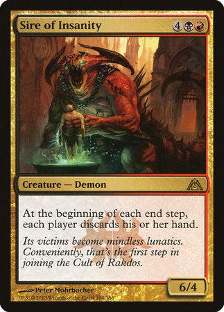 Sire of Insanity [Dragon's Maze] | Cards and Coasters CA