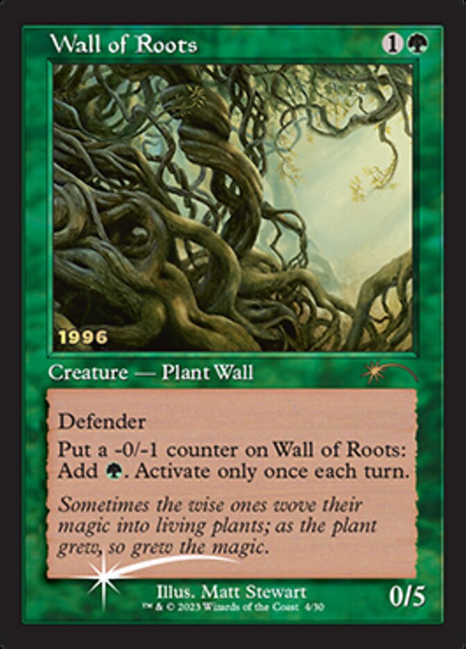 Wall of Roots [30th Anniversary Promos] | Cards and Coasters CA