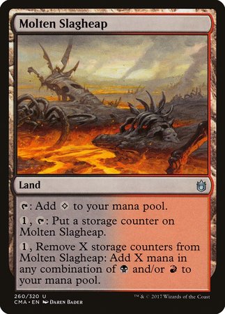 Molten Slagheap [Commander Anthology] | Cards and Coasters CA